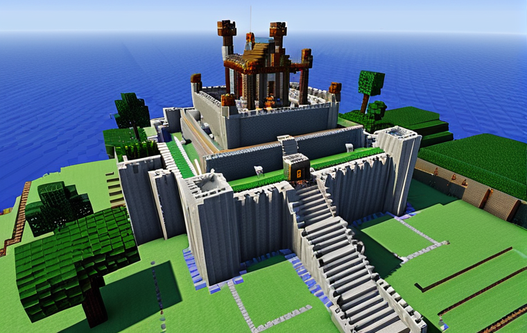 마인크래프트 온라인 협력 전략 - Automated Wheat Farm** "An automated wheat farm in Minecraft, with water streams collecting the har... 마인크래프트 온라인 협력 전략 - Automated Wheat Farm** "An automated wheat farm in Minecraft, with water streams collecting the har...