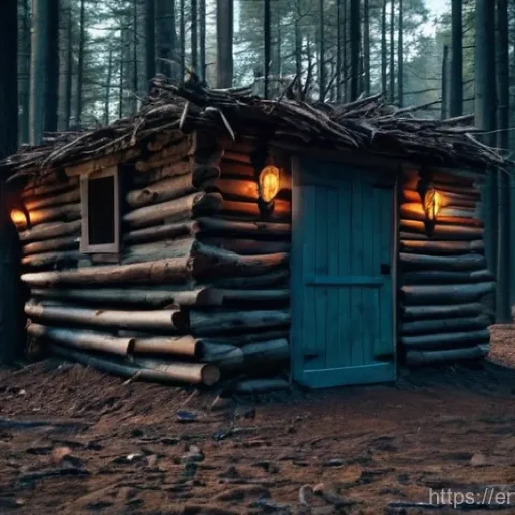 마인크래프트 초보자 탈출법 - **Prompt:** A young adventurer, dressed in simple but sturdy work clothes like a flannel shirt and d...